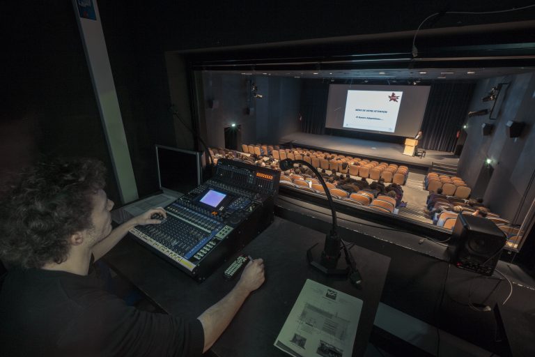 Media room equipped for Interactive Sessions | © EPCC Pont du Gard